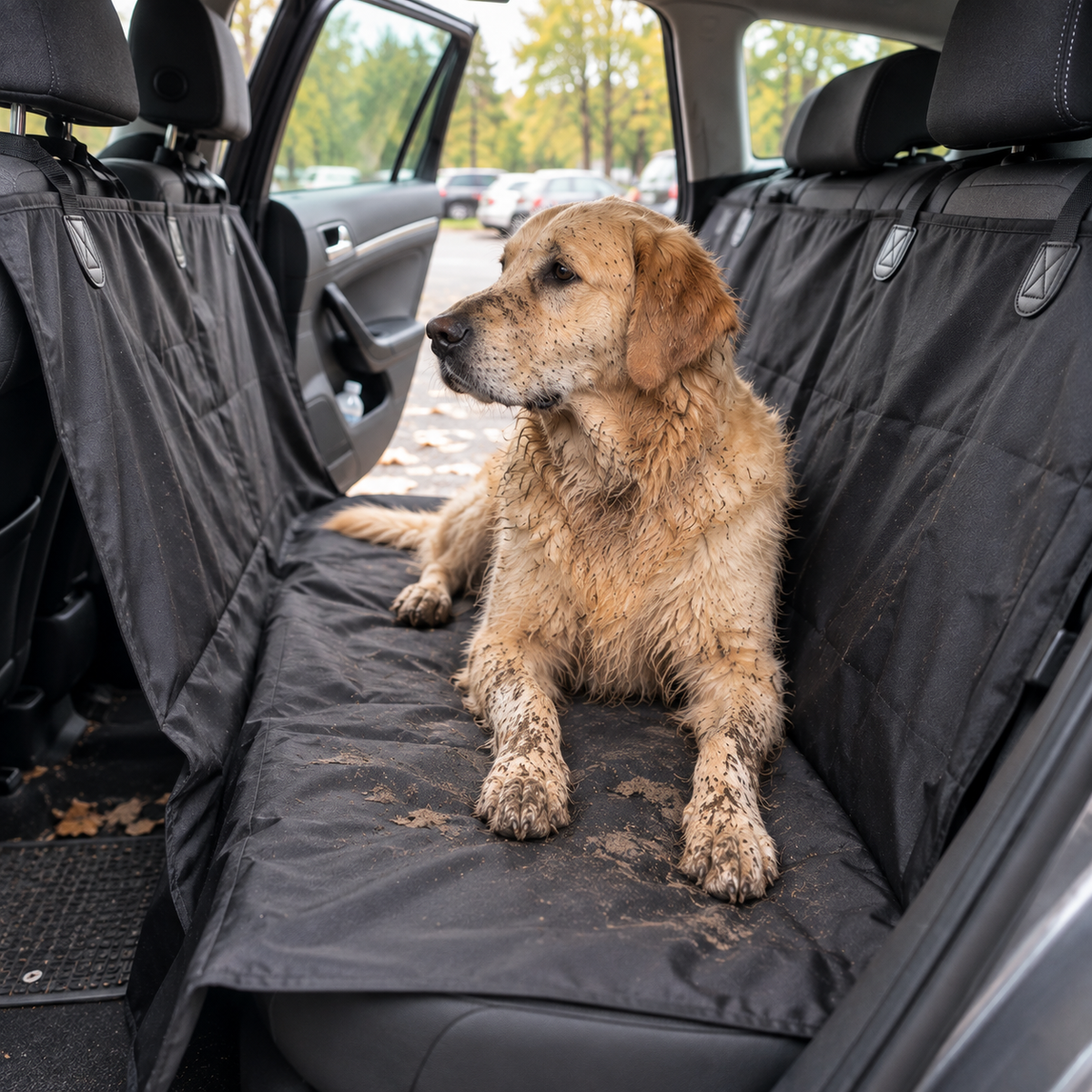 Wauto™ Rückbankschutz - Sauberes Auto. Glücklicher Hund.