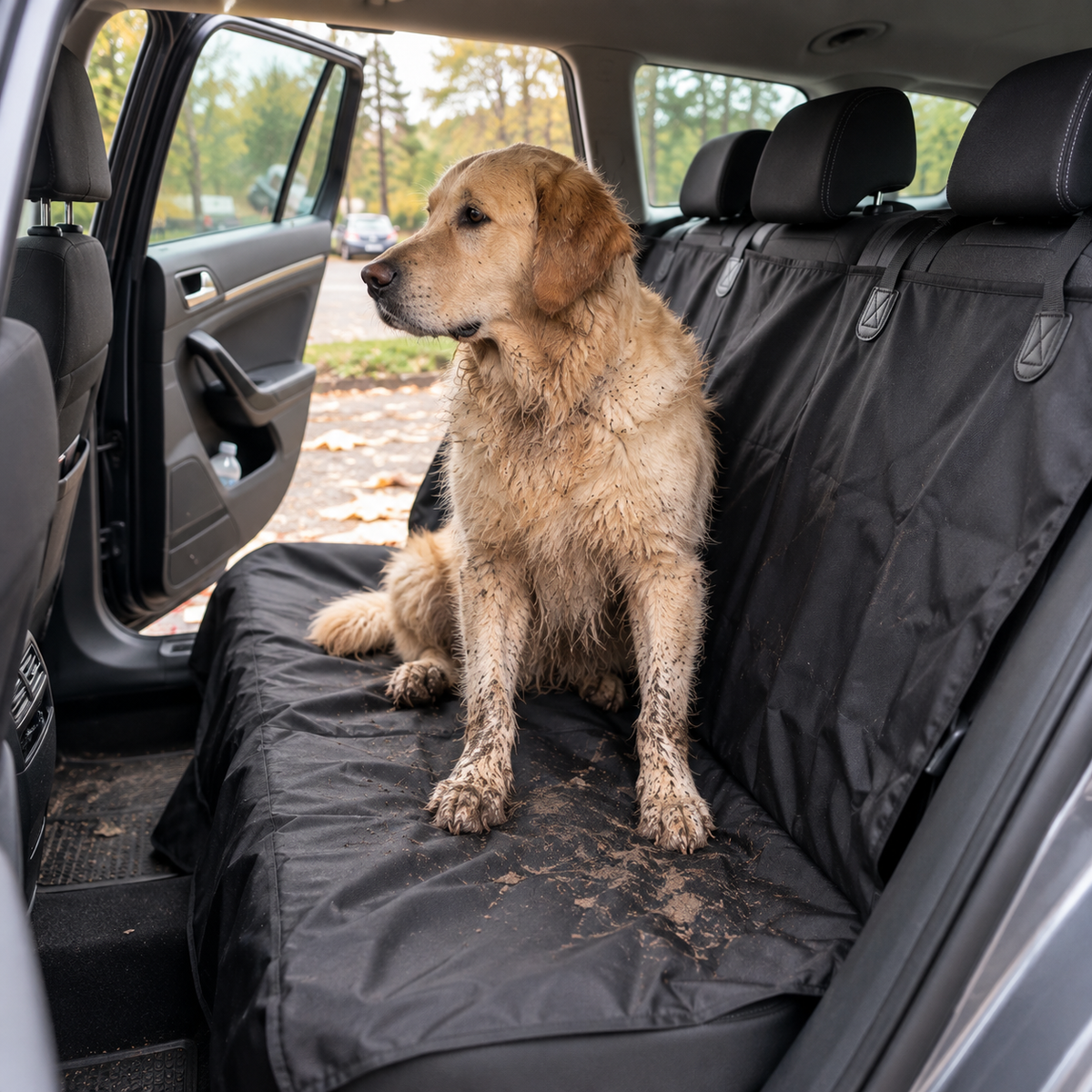 Wauto™ Rückbankschutz - Sauberes Auto. Glücklicher Hund.